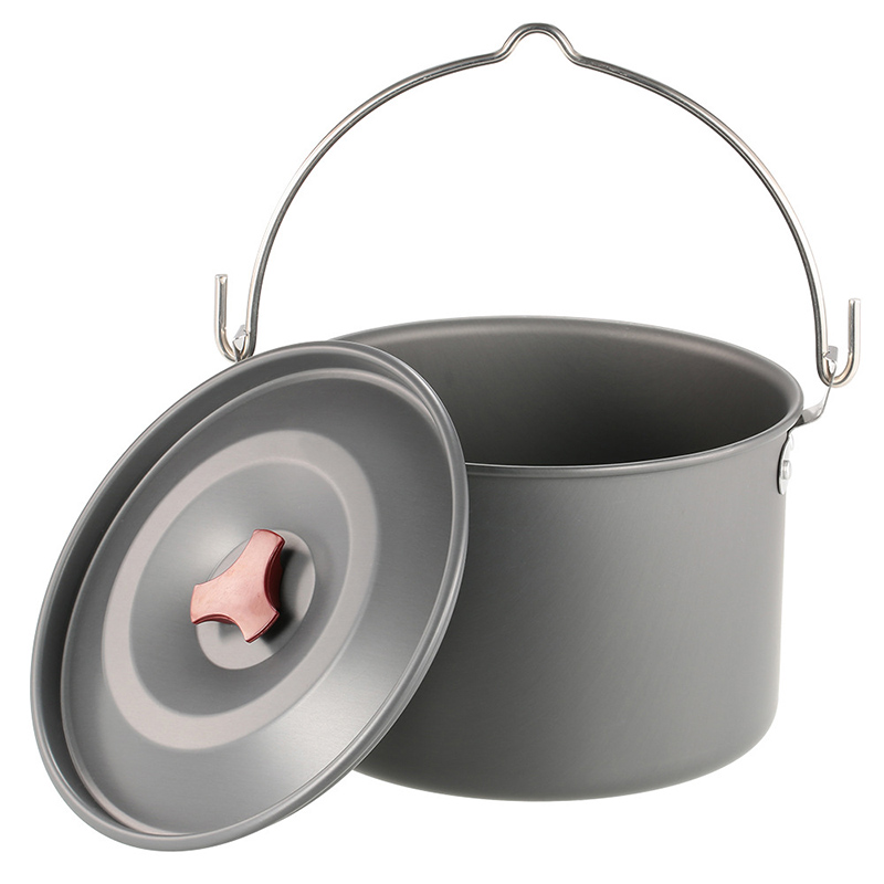 Ollas Colgantes para Acampar d - Camping Cooking Pot Tripod reseña y precio
