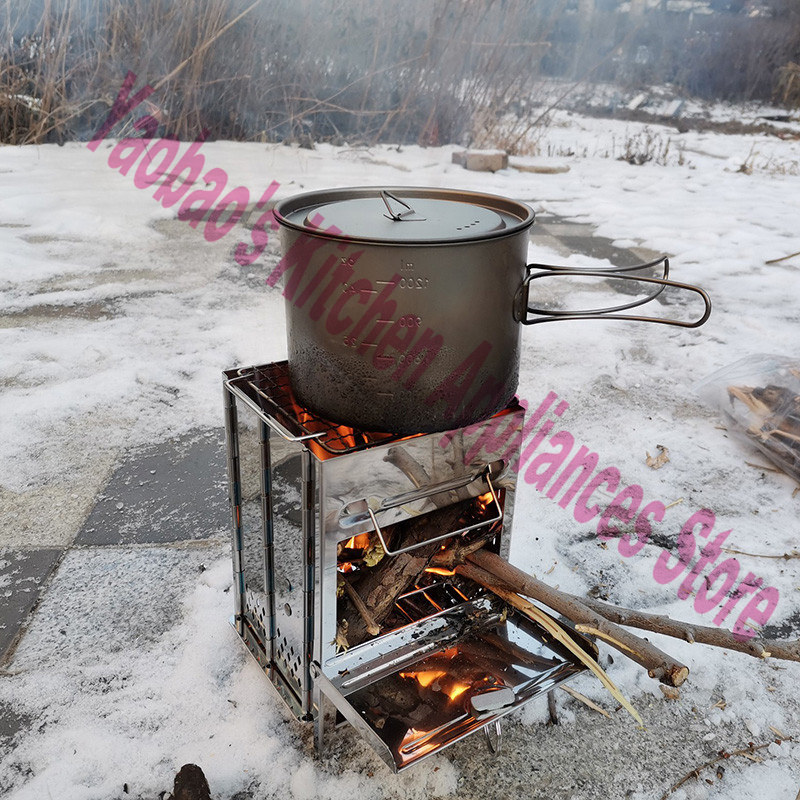 Estufa de Leña Portátil Desmon - Camping Cooking Wood Stove reseña y precio