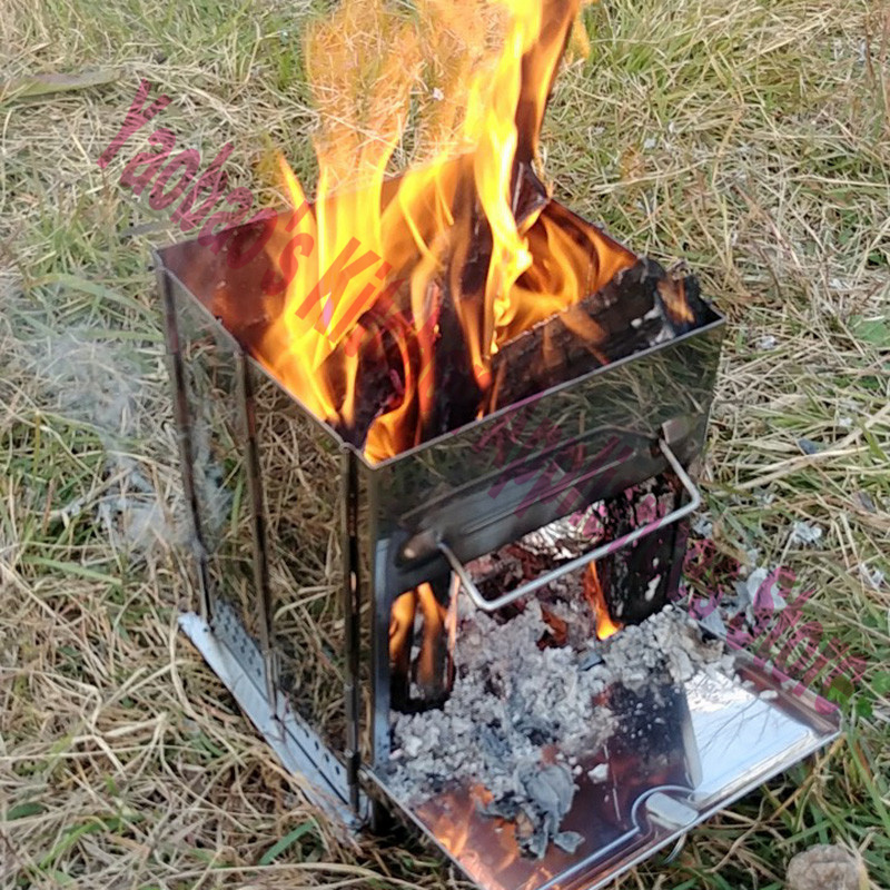 Estufa de Leña Portátil Desmon - Camping Cooking Wood Stove reseña y precio
