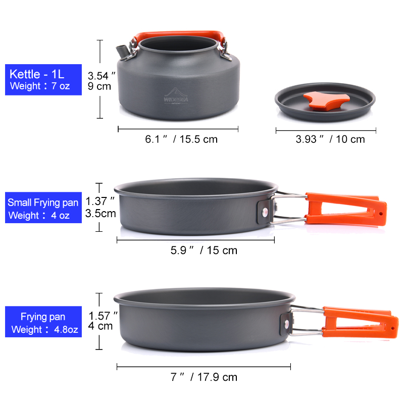 Widesea-Juego de utensilios de - Camping Cooking Survival reseña y precio