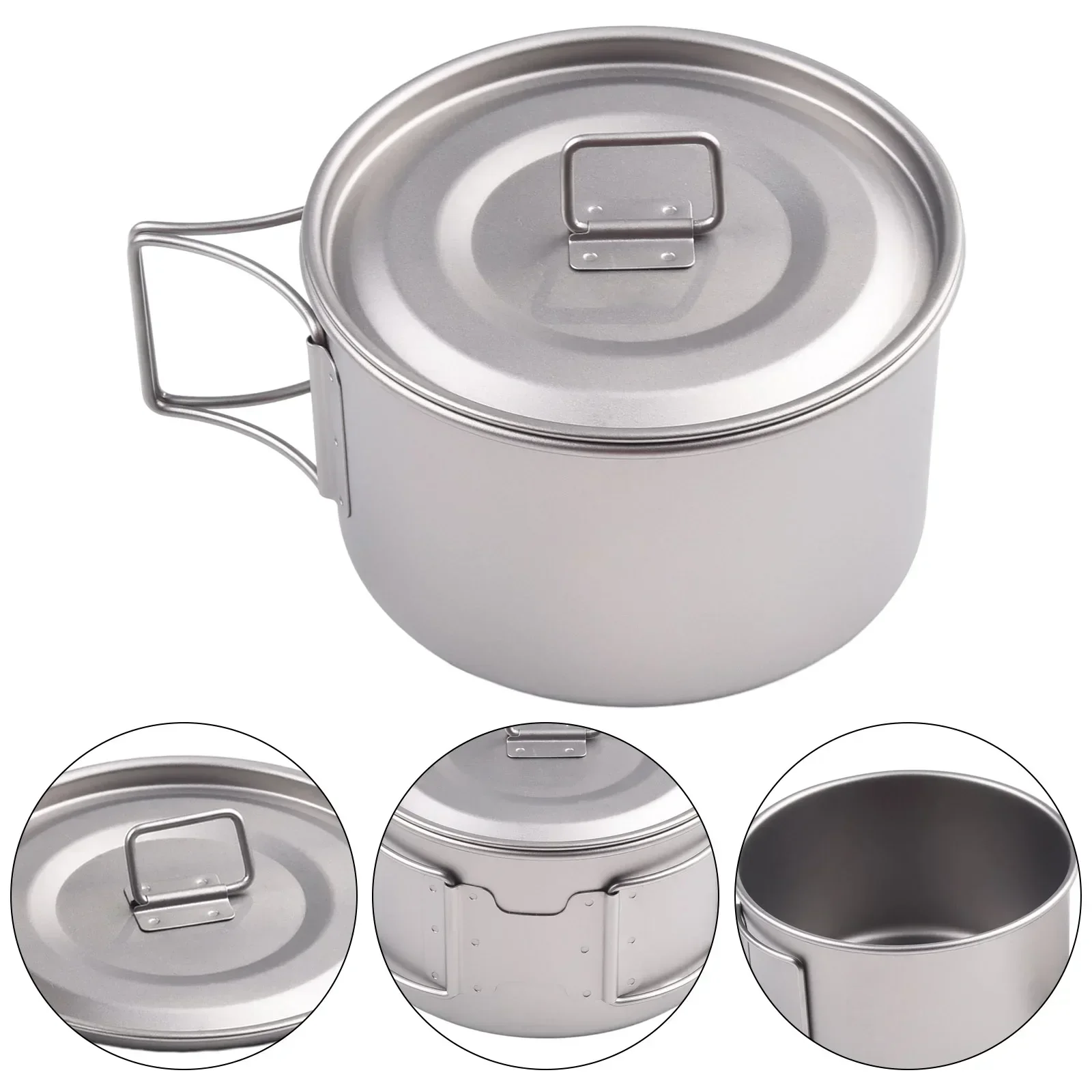 Cuenco de titanio con asa pleg - Camping Cooking Survival reseña y precio
