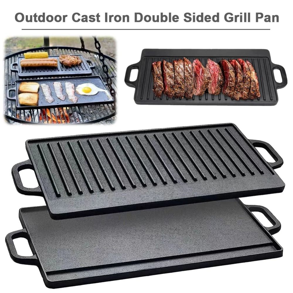 Plancha de Hierro Fundido de D - Camping Cooking Range reseña y precio