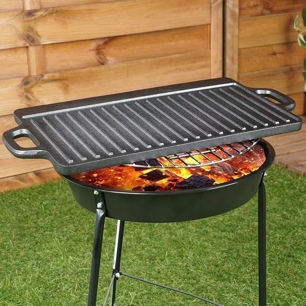 Plancha de Hierro Fundido de D - Camping Cooking Range reseña y precio