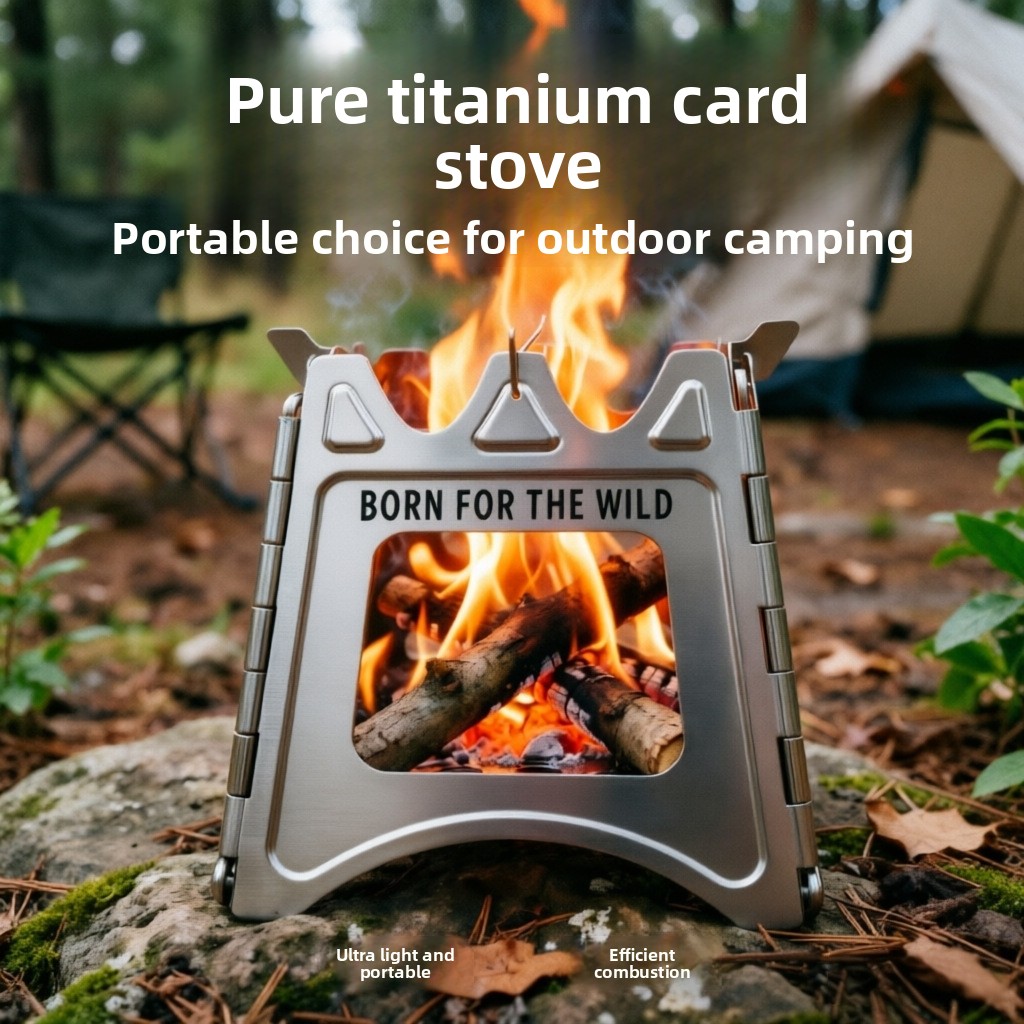 TiForge Estufa de Leña Plegabl - Camping Cooking Wood Stove reseña y precio