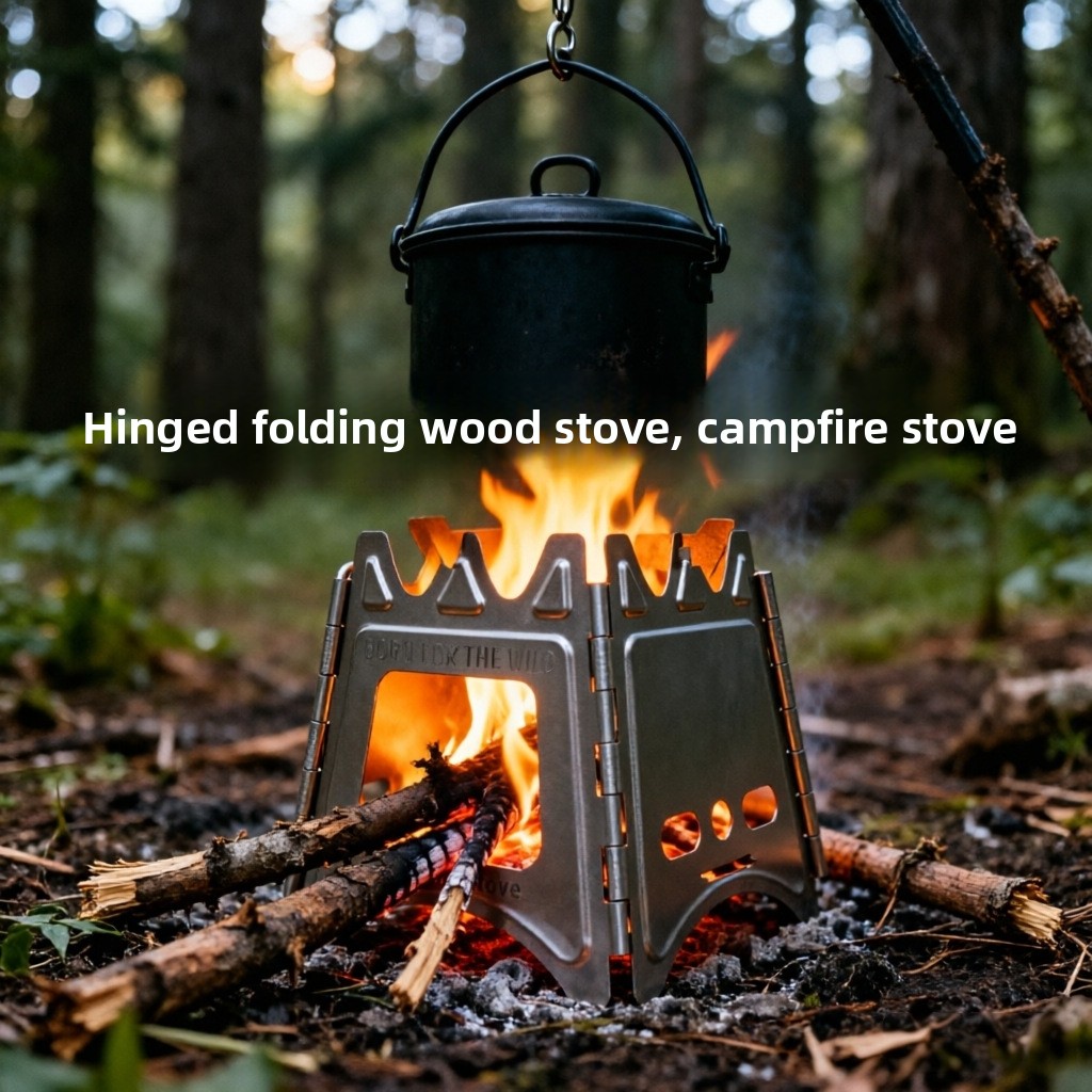 TiForge Estufa de Leña Plegabl - Camping Cooking Wood Stove reseña y precio