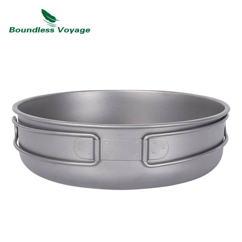Sartén de titanio Boundless Vo - Camping Cooking Range reseña y precio
