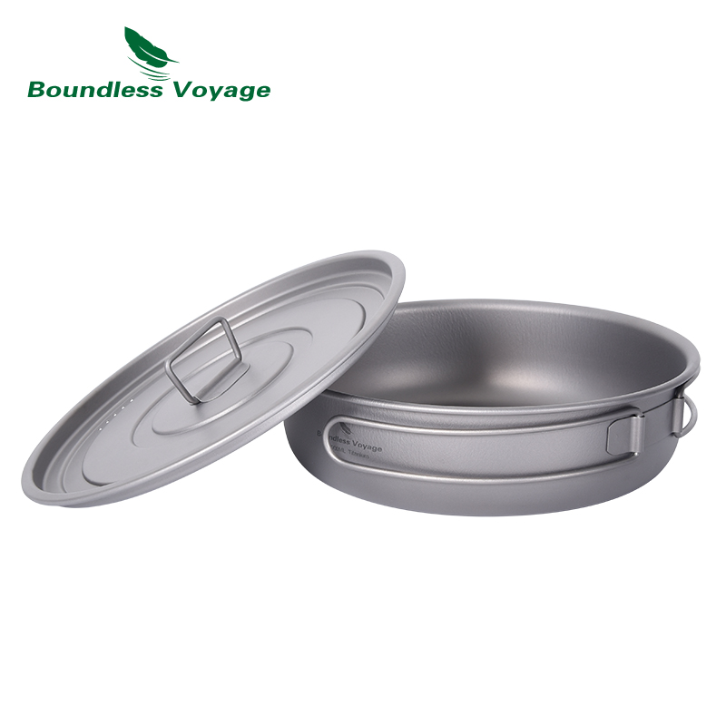 Sartén de titanio Boundless Vo - Camping Cooking Range reseña y precio