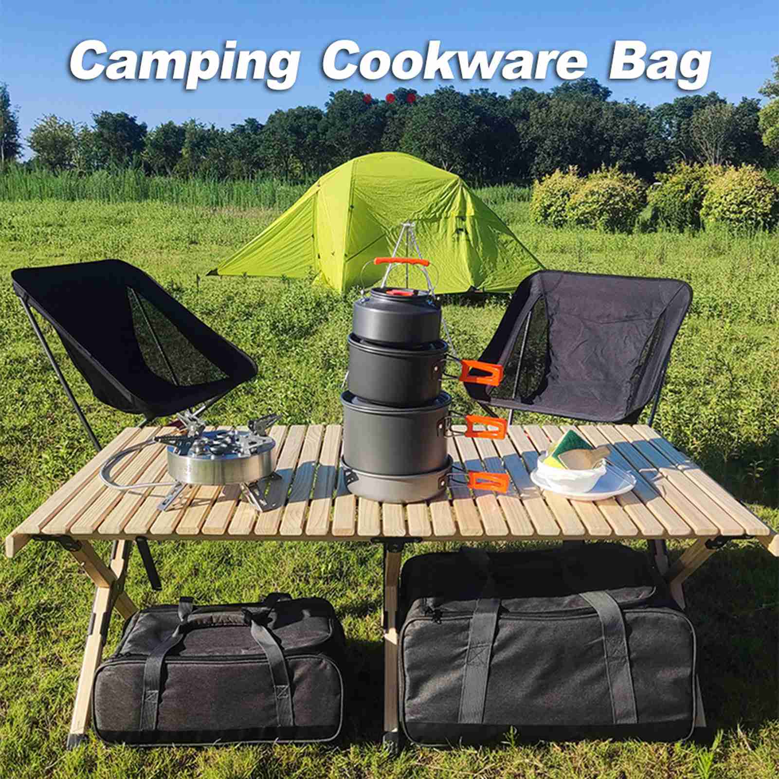 Bolsa de cocina, bolsa de uten - Camping Cooking On Fire reseña y precio