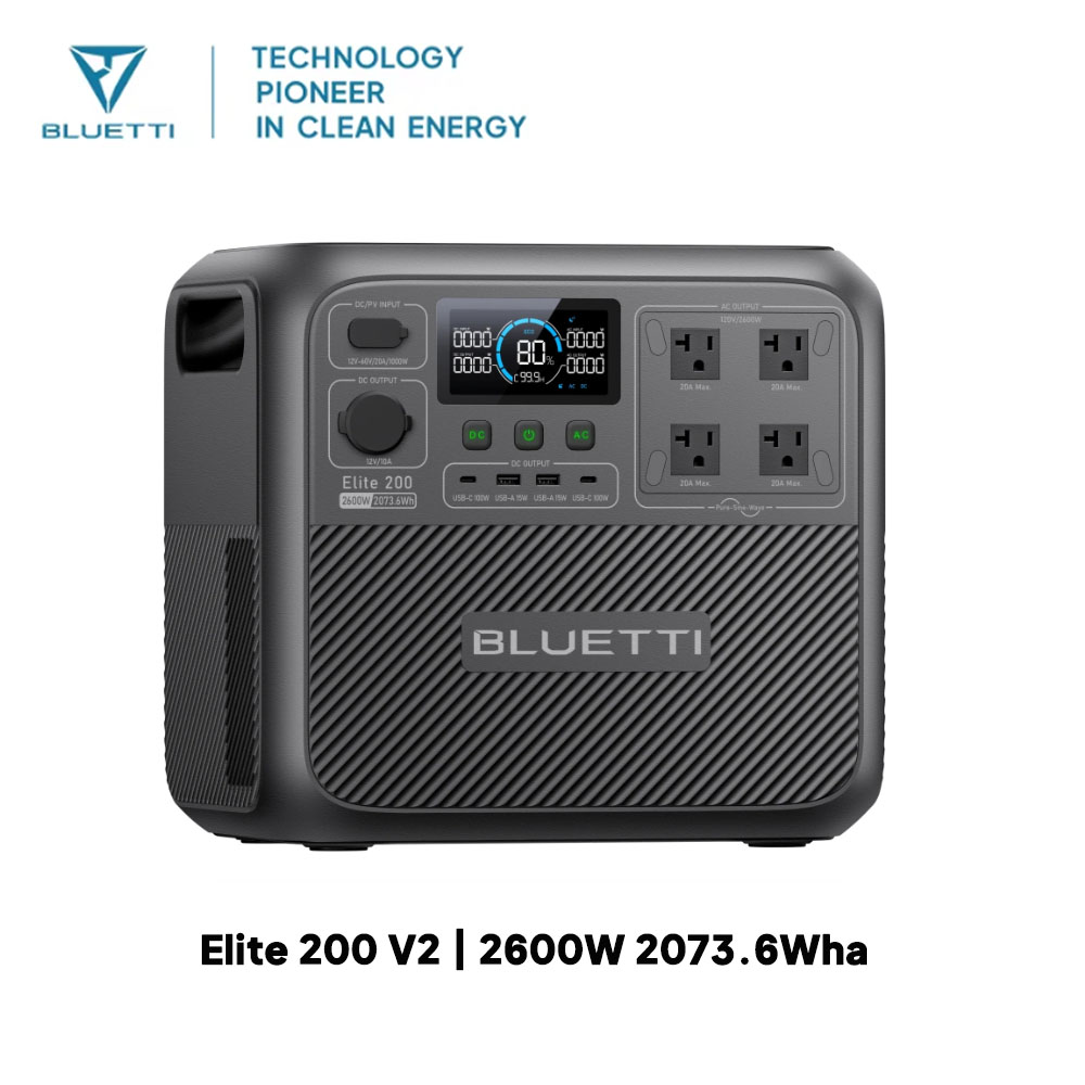 【Renew】BLUETTI Elite 200 V2 Es - Solar Oven Camp reseña y precio