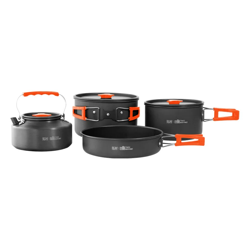 Juego de utensilios de cocina  - Camping Cooking Set With Kettle reseña y precio