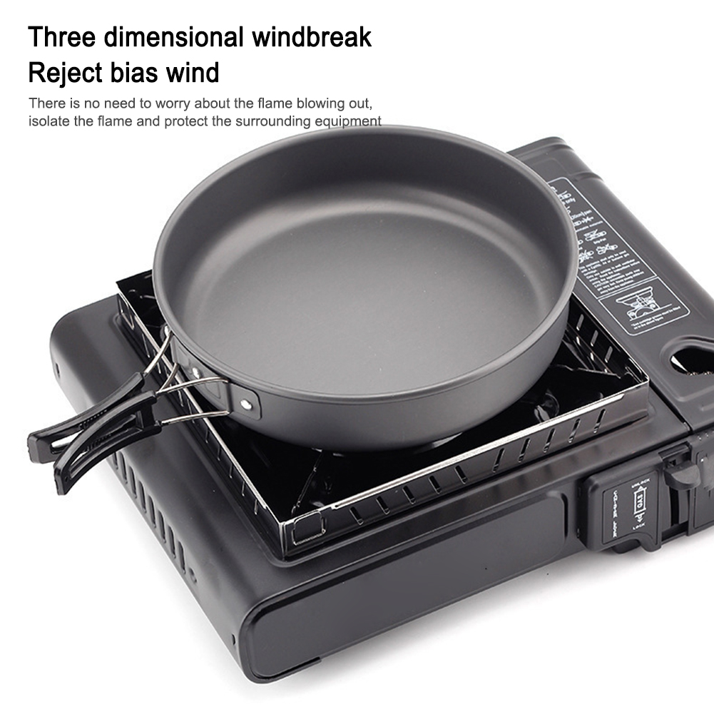 Paravientos para Estufa de Cam - Camping Cooking Wind Blocker reseña y precio