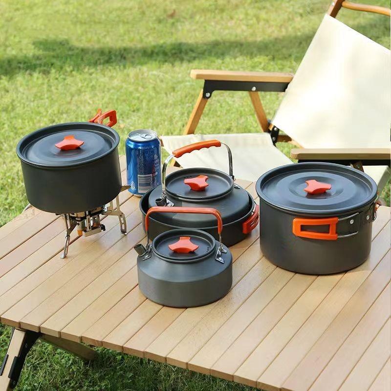 Juego de Utensilios de Cocina  - Camping Cooking Ware Set reseña y precio