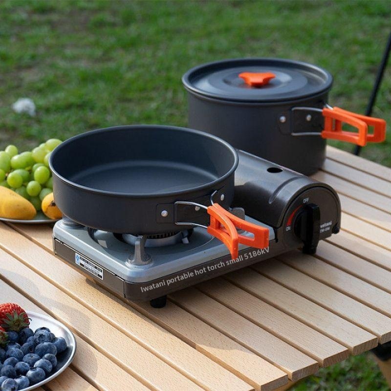 Juego de Utensilios de Cocina  - Camping Cooking Ware Set reseña y precio