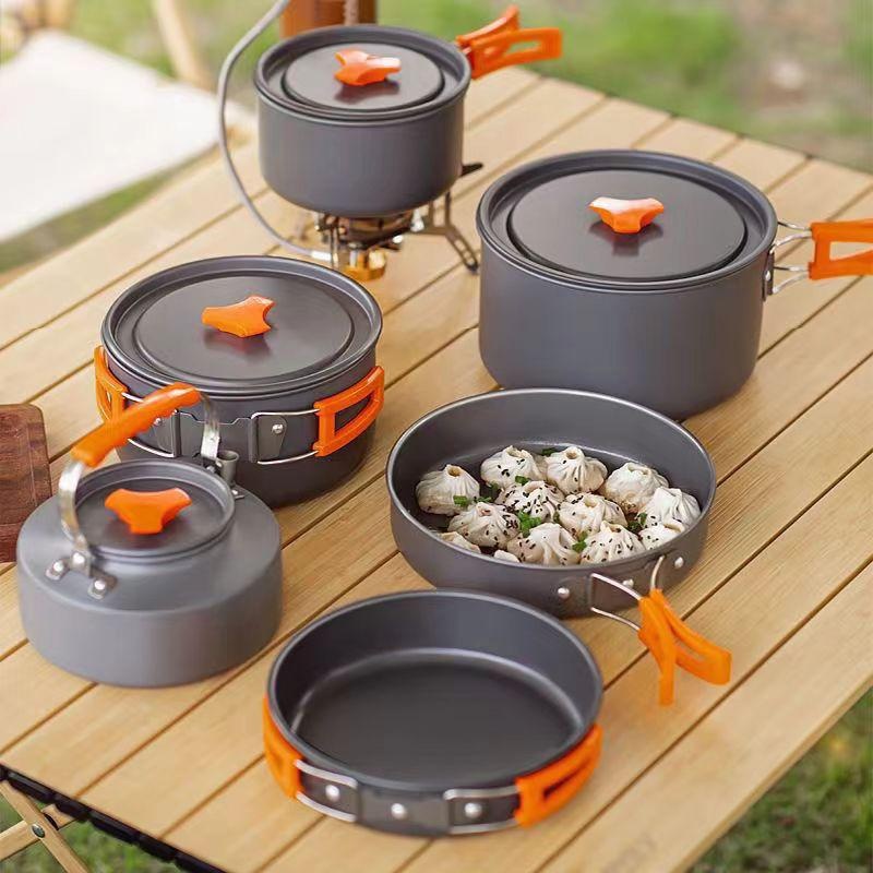 Juego de Utensilios de Cocina  - Camping Cooking Ware Set reseña y precio