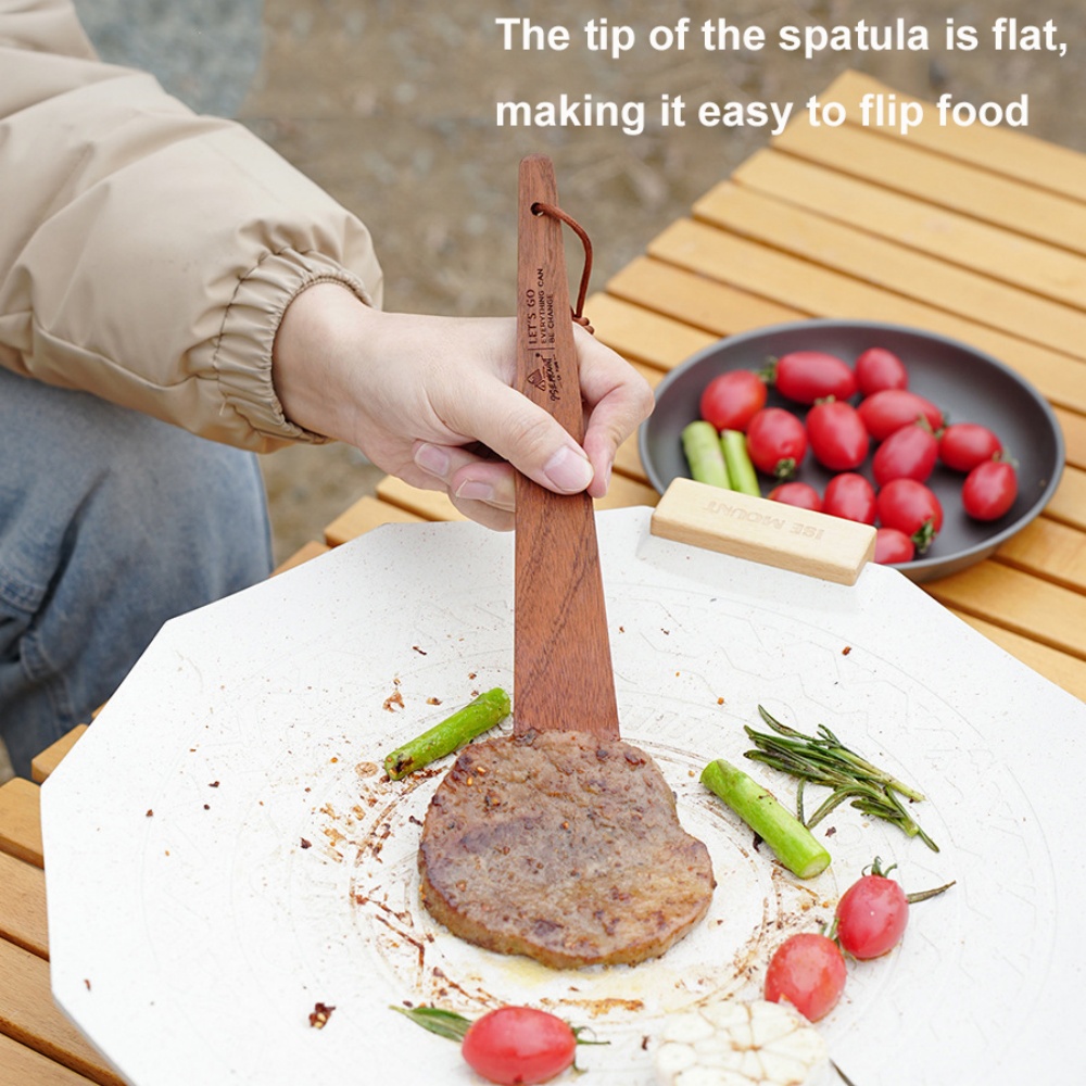 Espátula de Madera para Acampa - Camping Cooking Survival reseña y precio
