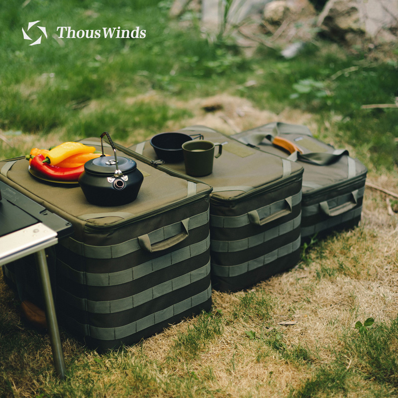 Thous Winds-Bolsa de almacenam - Camping Outdoor Cooking Set reseña y precio