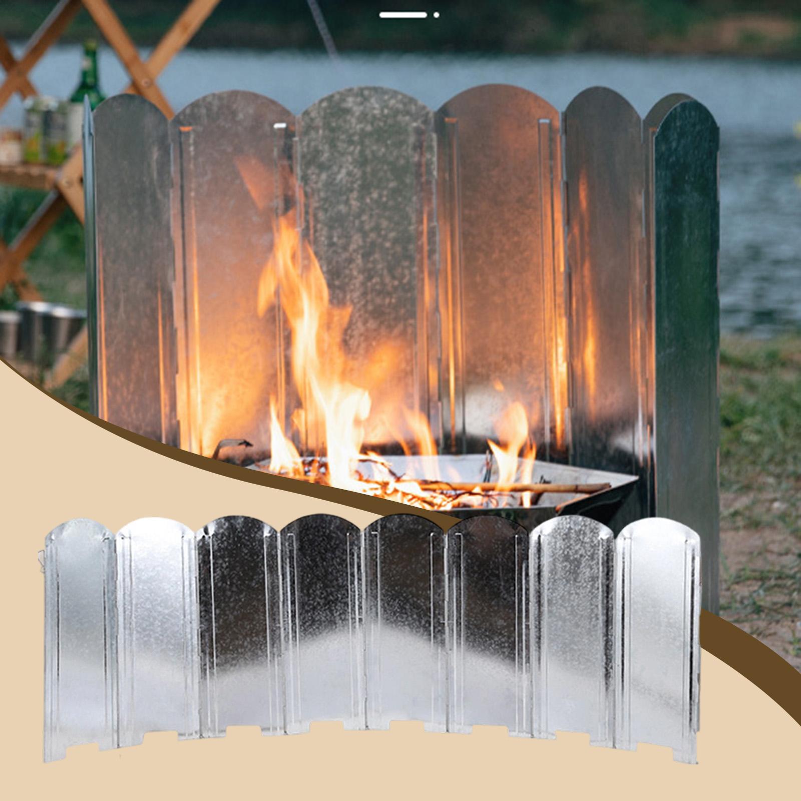 Paravientos Portátil de Hierro - Camping Cooking Wind Blocker reseña y precio
