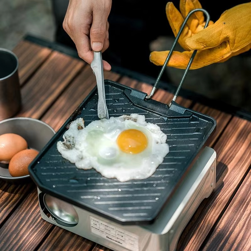 Plancha de Acero Inoxidable Cu - Camping Cooking Range reseña y precio
