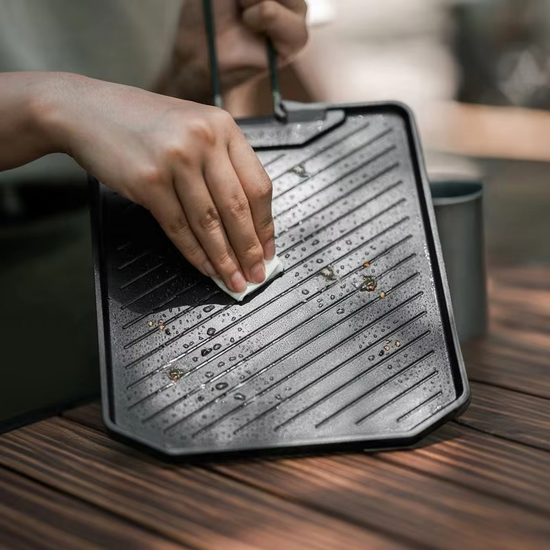 Plancha de Acero Inoxidable Cu - Camping Cooking Range reseña y precio