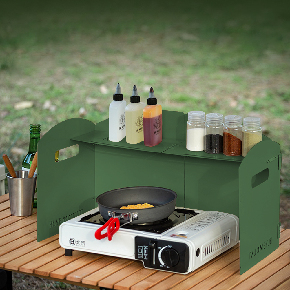 Parabrisas plegable para estuf - Camping Cooking Hob reseña y precio