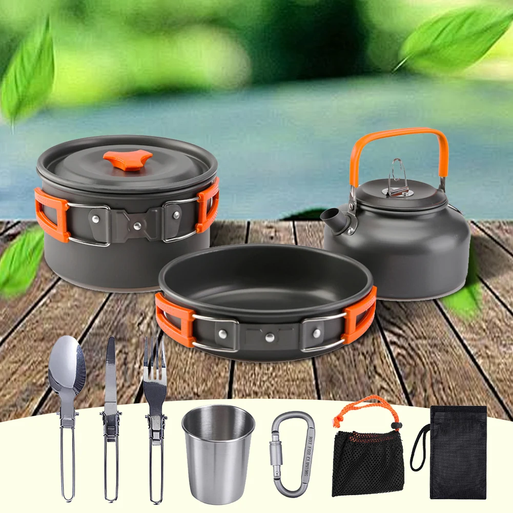 Kit de utensilios de cocina pa - Camping Outdoor Cooking Set reseña y precio