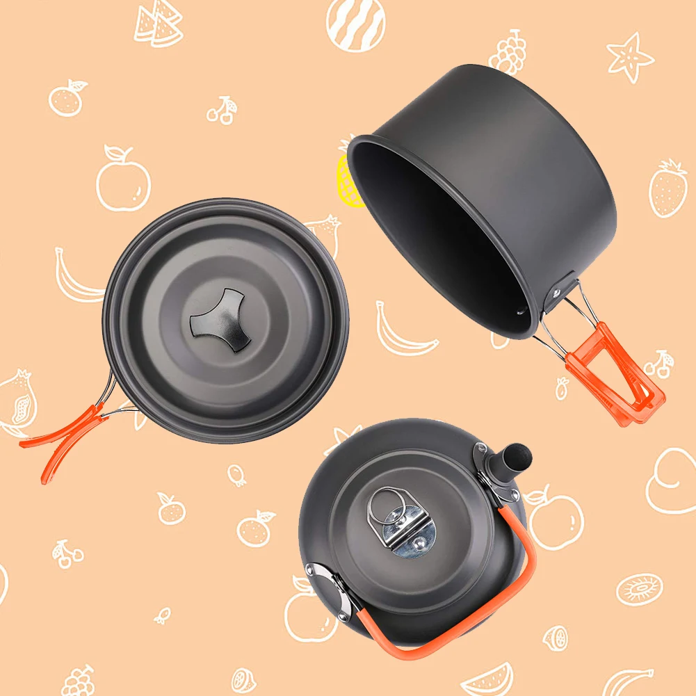 Kit de utensilios de cocina pa - Camping Outdoor Cooking Set reseña y precio