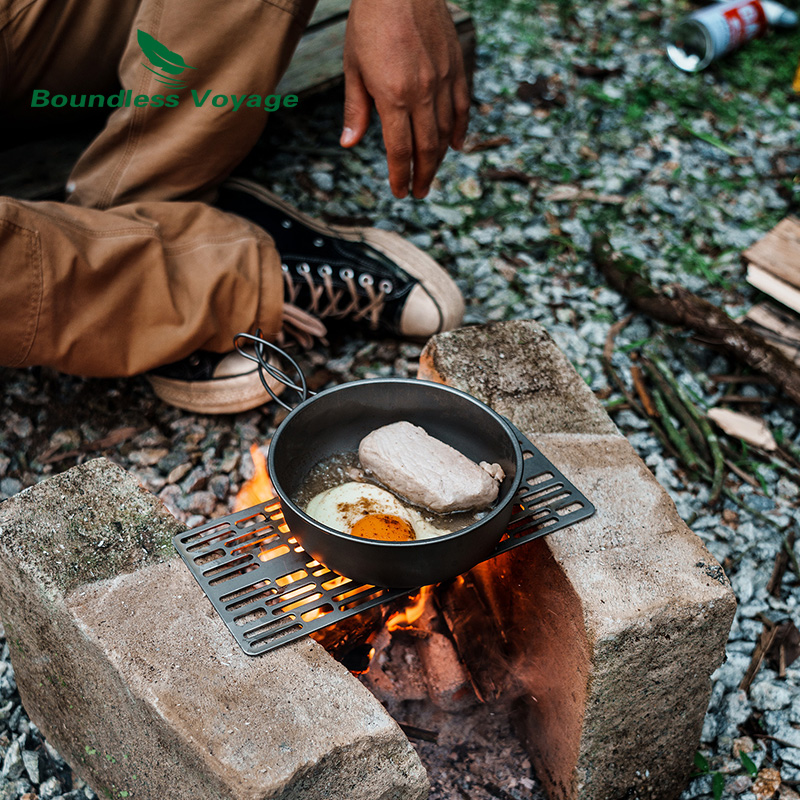 Placa para parrilla de barbaco - Camping Cooking Survival reseña y precio