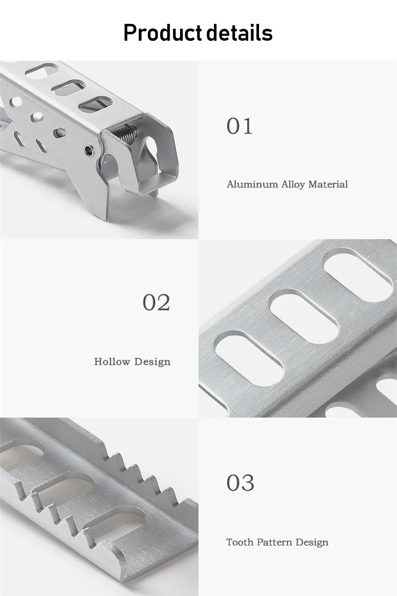 Clip de aleación de aluminio a - Camping Cooking Survival reseña y precio