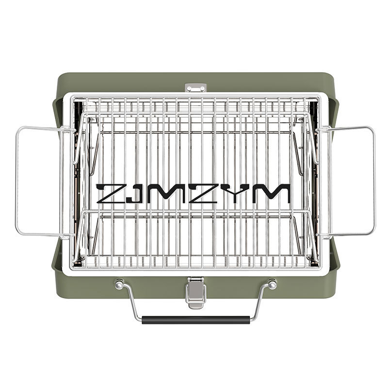 Parrilla de barbacoa plegable, - Camping Cooking Range reseña y precio